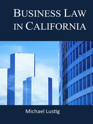 cover image of Business Law in California